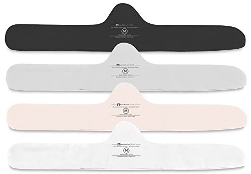 More of Me to Love BH-Einlage aus Bio-Baumwolle und Bambus, 4er-Pack (Perlweiß, Blush Pink, Steingrau, Rehkitzbeige), Weiß, Rosa, Grau, Schwarz, XX-Large