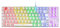 Mars Gaming MK80 Blanc, Clavier Gaming Mécanique TKL FRGB, Antighosting, Switch Mécanique Bleu, Langue Français