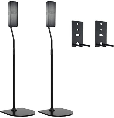 Maozhren Lot de 2 supports réglables pour haut-parleurs Bose OmniJewel Lifestyle 650, Surround Speaker 700, support de haut-parleur au sol pour Bose OmniJewel, avec support OmniJewel, noir