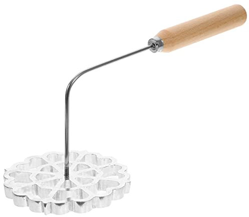 BESTonZON Edelstahl Bratlöffel Mit Holzgriff Küchenlöffel Für Lebensmittel Bratlöffel Mit Griff Für Küche Und Restaurant