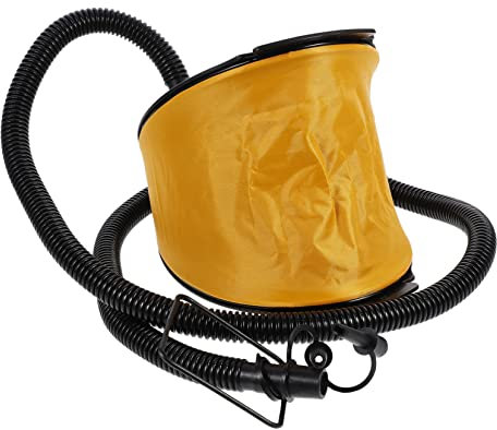 BESPORTBLE Pompa Gonfiabile Pedale Per Materassini e Dispositivi Inflabili Compatta e Leggera Facile Da Trasportare Con Adattatori Per Campeggio e Attività All Aperto