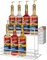 OVICAR Coffee Syrup Organizer Rack - 8 Bottle Holder Stand for Coffee Bar & Station Accessories, 2 Tiers Countertop Storage for Syrup, Wine & Dressing - White