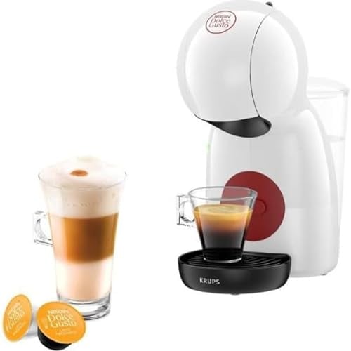 KRUPS Nescaf� Dolce Gusto Cafetera multibebidas, Ultra compacta, Intuitiva, Piccolo XS blanco YY5218F