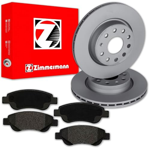 ZIMMERMANN Bremsscheiben + Beläge vorne passend für 107 108 + C1