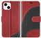 BoxTii Cover per iPhone 14, Custodia in PU Pelle Portafoglio, Magnetica Cover a Libro con Slot per Schede per iPhone 14, Rosso