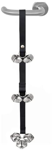 DOTHANGWEI Doorbells for Dog Training Iron Bells Durable Puppy Toilet Training Bells Teaching your Fur Babies to Ring when its Toilet Time to Get Outside