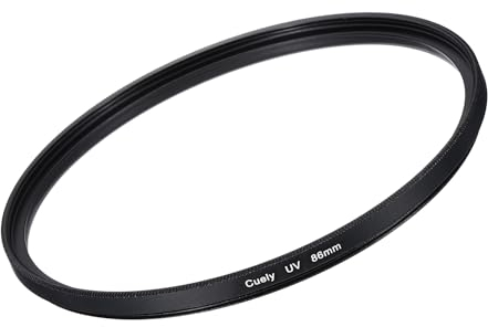 QUARKZMAN Filtre de Protection d'Objectif UV pour Caméra avec Revêtements Multicouches 86mm HD Hydrophobe Résistant aux Rayures pour Objectif de Photographie 1 Pièce
