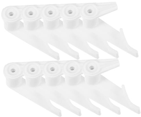 Yardenfun Clips Para Luces De Techo Led De Plástico Resistente, 60 Unidades, Fijación Segura y, Adecuados Para Lámparas De Techo, Accesorios Prácticos Para Iluminación Doméstica