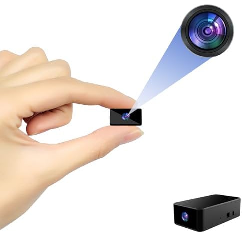 CKKYBB Mini Kamera, Videoüberwachung, 1080P HD Überwachungskamera Innen, Kompakte Kleine Kamera Mit Akku und Bewegungserkennung Tragbare Minikamera (Kein WLAN und TF-Karte)