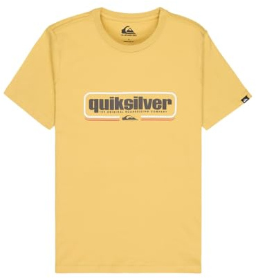 Quiksilver Short-Sleeved T-Shirt EV Box Shaped SS Boy's Yellow 16
