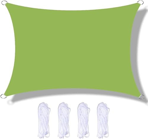 Extérieur Imperméable UV Résistant 4m x 5m Rectangle Voile Voile Auvent pour Patio Jardin Restaurant Arrière-cour Carport