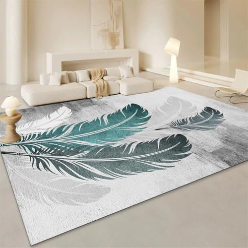 RUGMRZ Teppich Rutschstopp 140X200Cm Outdoor- 22 Grau Fußbodenheizung Wohnzimmer Kurzflor Das Ist Schmutzabweisend Pflegeleicht Und Schlafzimmer Bett Sind rutschfest