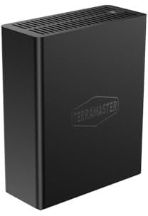TERRAMASTER F4 SSD NAS Storage - 4Bay All SSD NAS Server N95 QuadCore CPU, 8GB DDR5 RAM, 10GbE Port, 4 Heat Sinks Included, Palm-Sized Powerful Network Attached Storage (Diskless)