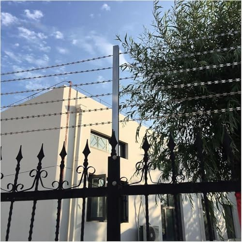 LLHTTDMBDFC Razor Wire Fencing, Razor Barbed Wire, Galvanized Barbed Wire For Farm Fencing Outdoor Garden Protection Mesh