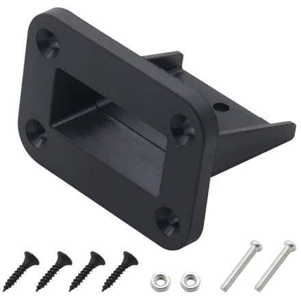 Zkydhbd Flush Mount Bracket Panel Cover 50 Connector Plug For Plug Flush Mount Recessed Plate Yacht Power Supply