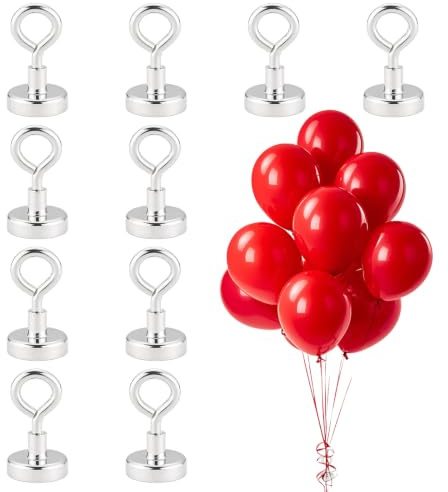 Foonary 10 Stück Ballongewichte – ideal als Wiederverwendbare Ballonständer und Ballon ständer für Helium- und Luftballons, perfekt für Halloween, Hochzeiten, Geburtstage,Weihnachten und Partys