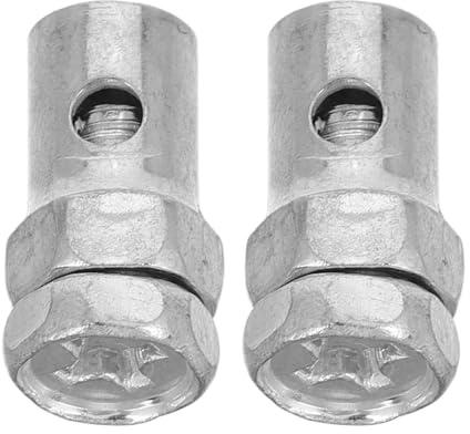 ERINGOGO 2pcs Brake Bolt Pin Cable Crimp Ends Replacement Throttle Cable Ends Metal Stopper for Go Kart ATV Motorcycle Bike Brake Assembly Repair