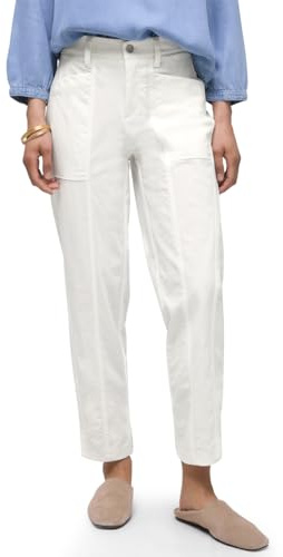Street One Damen High Waist Barrel Leg Hose im Casual Fit 3818170