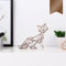 KLEINLAUT 3D-Origami, Fuchs, 10 x 8,5 cm (S), Kupfer