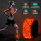 ELANOX LED Armband Leuchtband für Sport Outdoor Reflektorband Sicherheitslicht Slap Band für Fahrradfahren Joggen Kinderwagen (1 St. orange)