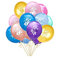 Oblique Unique® 10x Luftballons für Schuleinführung Einschulung Schulanfang Schulstart Deko Ballons mit ABC und 123 Motiv im Farbmix