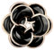 ACAMPTAR Emaille Kamelie Blumen Kanal Schmuck Broschen Broschen Für Frauen Pullover Kleid Revers Pins Mithelfer Für Kleidung Schwarz