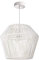 Paco Home Hängelampe Bambus Wohnzimmer Pendelleuchte Rattan Esstisch Esszimmer Lampe E27 Hängeleuchte Papier Boho, Farbe:Weiß (Ø33cm), Leuchtenart/Farbe:Pendelleuchte - Weiß