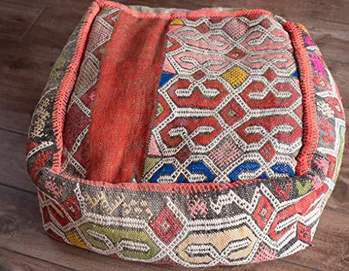 Interior of Marrakech - marokkanisches Sitzkissen Pouf Handarbeit aus Kelims
