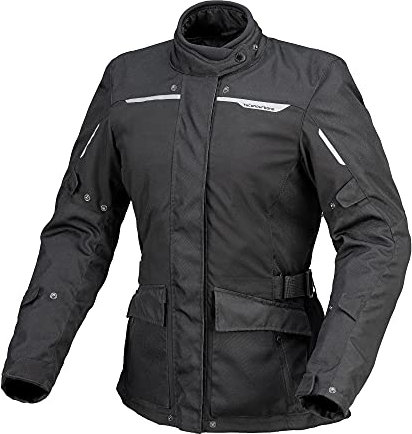 Tucano Urbano giacca moto 4 stagioni 4STROKE LADY HYDROSCUD moto e scooter. Giubbotto scooter donna termico, antivento ed antipioggia. Giacca moto donna sfoderabile certificata CE, classe A Nero TG. S