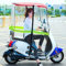 lkpqdwqz Universelles elektrisches Fahrrad-Regendach-Abdeckung, vollständig geschlossener Motorroller-transparenter Vorhang, Mobilitätsroller-Sonnenschutz-Regenschutz