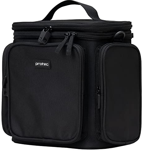 Protec Trompete Double Mute Bag mit modularen Wänden & Dämpferhalter (Modell M410) schwarz