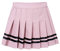 Freebily A-Ligne Jupe Évasé Plissé Écolière Enfant Fille Jupe-Short Intégré Uniforme Scolaire Ecole Jupette Jupe Patinage Tennis Sport Gym Rose 11-12 Ans