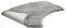 UVCMDUI Tappeto Doccia Angolare in Microfibra, Grigio Tappeto Doccia Antiscivolo Angolare, Tappeto Fuori Doccia Lavabile per Doccia Semicircolare Angolari, 45x110cm
