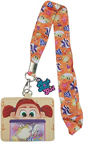 Loungefly Findet Nemo Darla Fish Tank Lanyard mit Kartenhalter