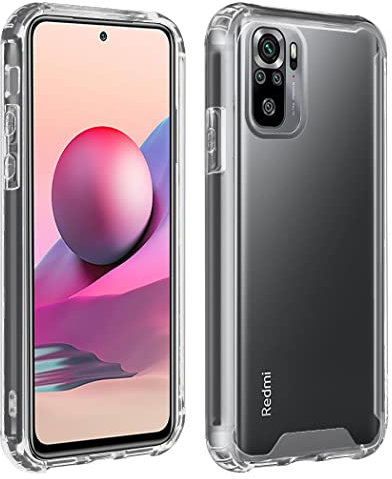 Max Power Digital Funda para móvil Xiaomi Redmi Note 10/10S Carcasa Premium de Silicona Transparente con Esquinas Reforzadas (Xiaomi Redmi Note 10/10S, Transparente)