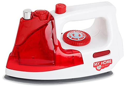 Surakey Kids Kitchen Toy Accessories, Toddler Pretend Cooking Playset with Pots, Oven, Kettle, Utensils Cookware Toys, Coffee Machine Toy, Learning Gift for Girls Boys (Electric Iron)