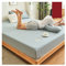 Kariert Spannbettlaken 100% Gewaschene Baumwolle Boxspringbett Spannbetttuch for Mädchen Jungen Teenager Erwachsene Bettlaken mit Gummizug (Color : J, Size : 200x220+25cm)