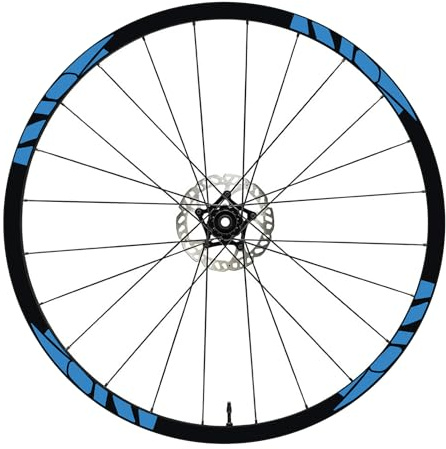 DualColorStampe Aufkleber für Fahrradfelgen 26'' - 27,5'' - 28-29'' Zoll Radaufkleber für MTB BDC Sticker für MOUNTAIN BIKE CODE. B0193 (BLAU 53, 27,5'' Zoll)