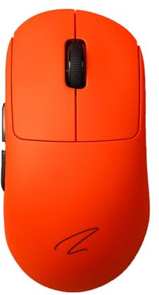 Mechkeys Zaopin Z2 Mouse wireless, mouse senza fili sostituibile da gioco con Tri-Mode Bluetooth/2,4 Ghz/USB-C per PC, laptop, computer eSports Gamer (arancione, versione 4K)