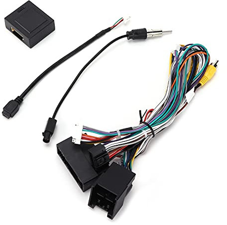 BOROCO 3PCS Car Audio Kabelbaumadapter mit Canbus Box Ersatz für F_O_RD Focus/Escape
