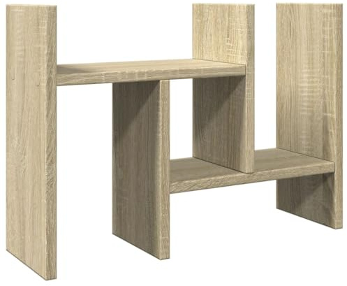 vidaXL Schreibtisch-Organizer Sonoma 34,5x15,5x35,5 Holzwerkstoff