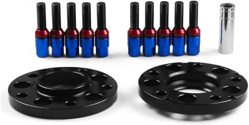 Geschmiedeter Spurverbreiterung Für BMW F-Serie F10 F12 F13 F01 F02 F30 15 mm 5 x 120 mm 72,56 mm Hubcentric Spurverbreiterungen M14 x 1,25 Kegelschrauben Spurverbreiterungen Universelle Spurverbreite