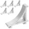 Artibetter 6pcs Kühlschrank Zubehör Aluminium Legierung Clips Fit Kühlschrank Teile Silber 5/16 Haken