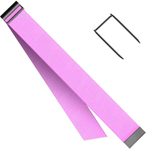 Fitcent Sport Elastisches Armband/Bizepsband, SuperKnit-Armband, kompatibel mit Whoop 4.0 Whoop 3.0 Fitness-Tracker-Zubehör mit U-Form (Rosa, 40 cm)