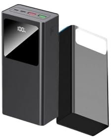 UFUZON Ishiva Power Bank 30000 mAh, 22,5W Carga Rápida QC 3.0 USB-C, Batería Externa Portátil con Pantalla LED, Compatible con iPhone 11/12/13/14/15/16, iPad, Samsung.