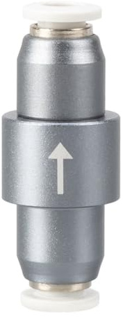 DONGKER Rückschlagventil Aquarium, 1 Stuck CO2-Einweg-Rückschlagventile, Rücklaufsicherung, Externes Kohlendioxid Check Valve aus Aluminiumlegierung für den Diffusor des CO2-Systems im Aquarium