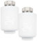 LED ATOMANT Pack 2X Valvula Termostatica Inteligente Zigbee para Radiador, Control por Voz y App, Programable, Compatible con Alexa y Google Home, Termostato Radiador WiFi, Color Blanco