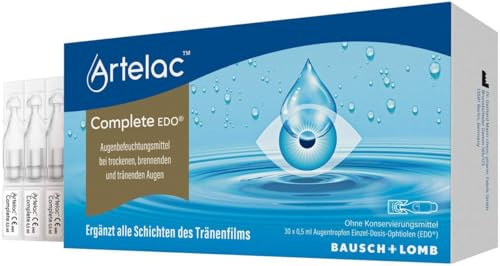Artelac Complete EDO Augentropfen bei trockenen Augen 30X0.5 ml