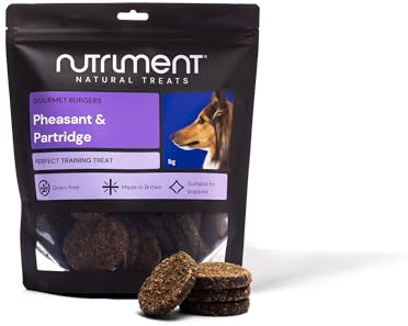 Natural Treats Gourmet Pheasant & Partridge Burger (1kg) Low Fat Dog Treats