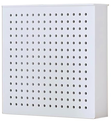 Heizung Verkleidung, Verkleidung Heizkörper, Verdeckt Rohre, Einfache Montage, PVC Material, für Wohnzimmer, Büro(70x70x15cm/28x28x6in)